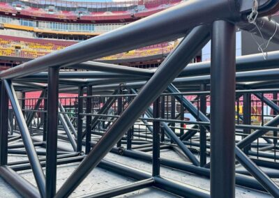 Stadium Truss Powder Coated